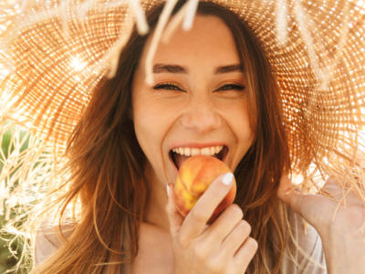 ragazza donna viso capelli