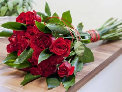 mazzo rose rosse bouquet