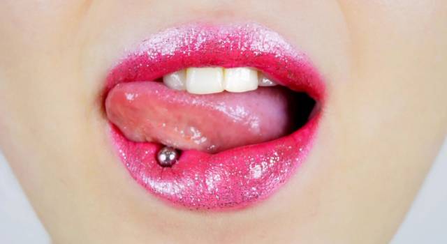 Infezioni al piercing alla lingua