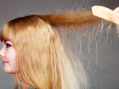 capelli elettrici ragazza