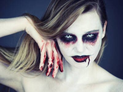 donna halloween zombie makeup