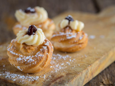 pasticcini frittelle crema