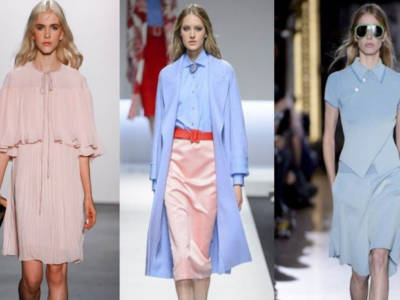 Come abbinare look con rosa quarzo e azzurro serenity