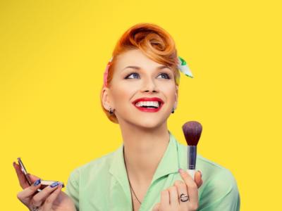 ragazza pin up trucco