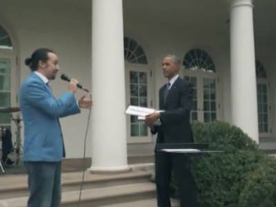 Obama e il rap, un freestyle improvvisato alla Casa Bianca – VIDEO