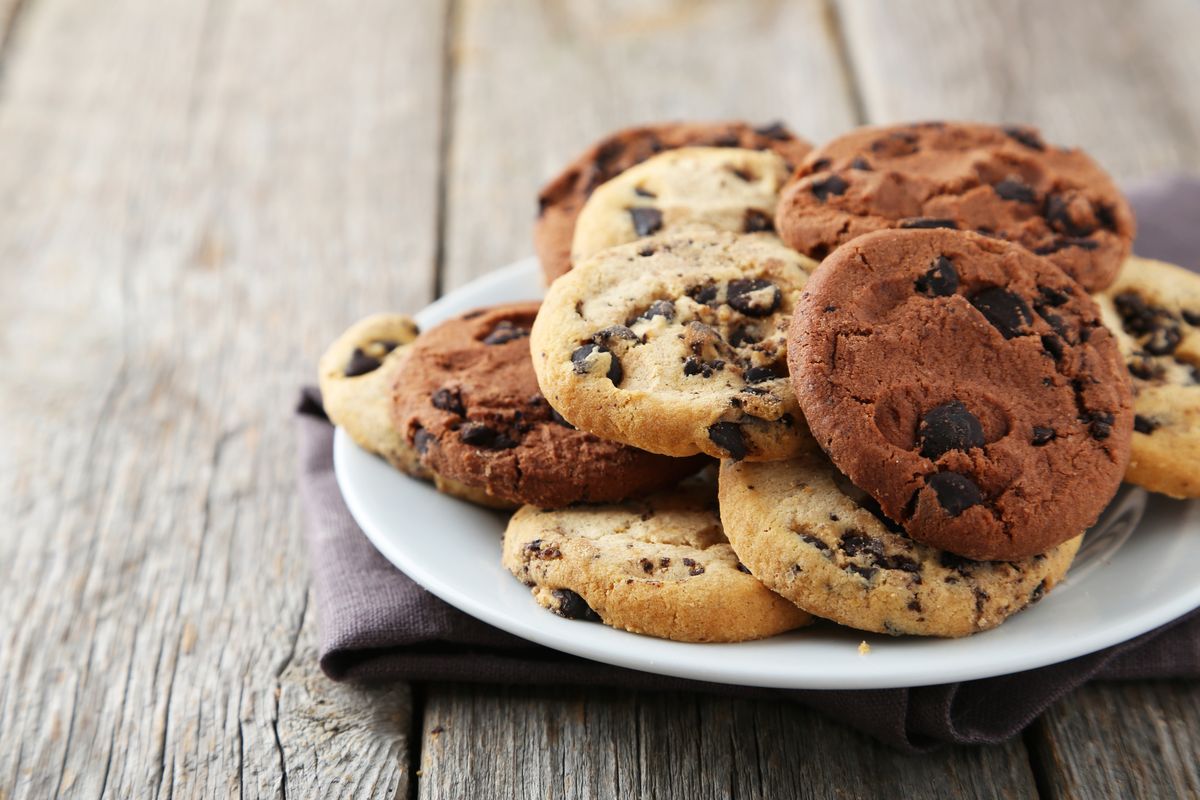 Biscotti con cioccolato