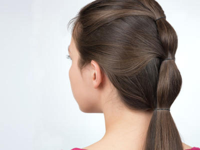 Bubble ponytail acconciatura