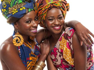 ragazze con vestiti african style