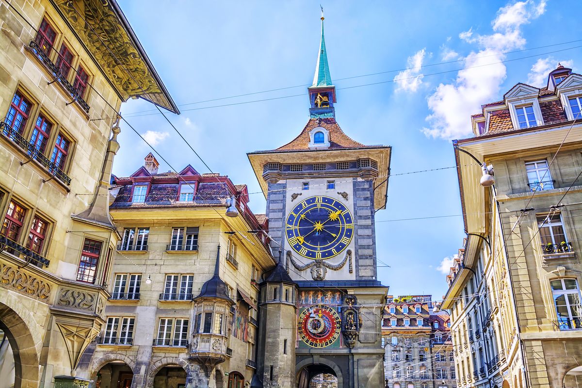 Berna orologio sulla torre Svizzera