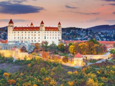 Bratislava castello panorama