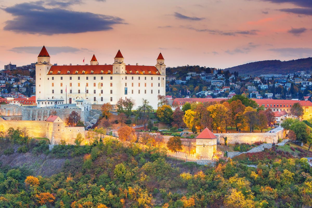 Bratislava castello panorama