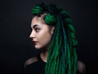 Donna Capelli Verdi Dreadlock