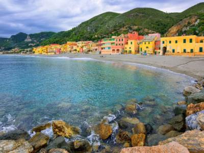 Liguria spiaggia di Varigotti