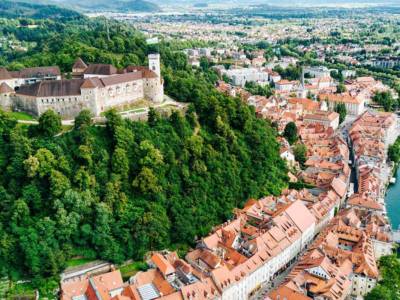 Lubiana Slovenia Città