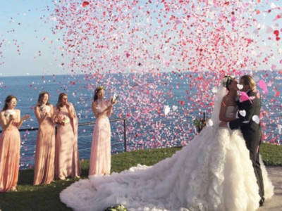 Sfilata di Vip a Capri per il super-matrimonio da favola