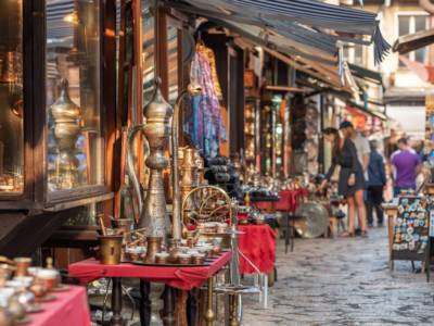 Centro storico mercato di Sarajevo