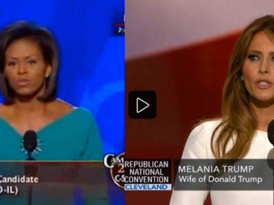 Usa 2016, il discorso di Melania Trump copiato da Michelle Obama