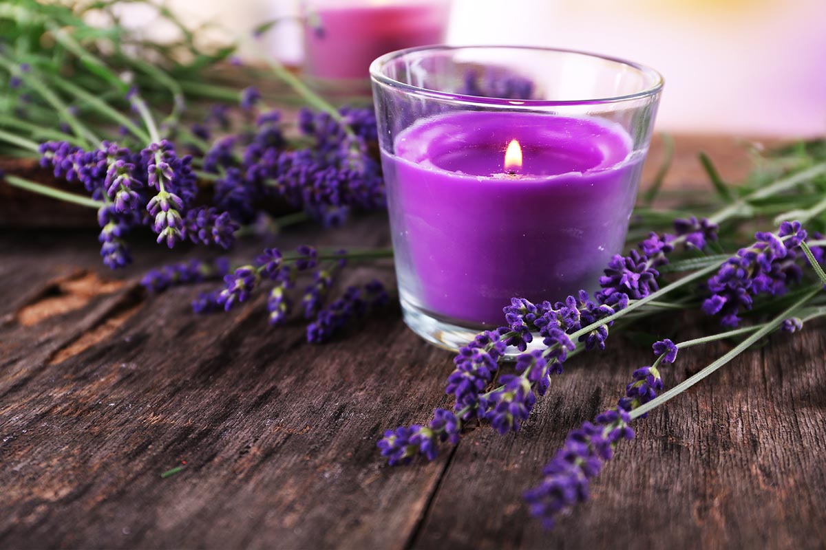 Candele Aromaterapia Lavanda