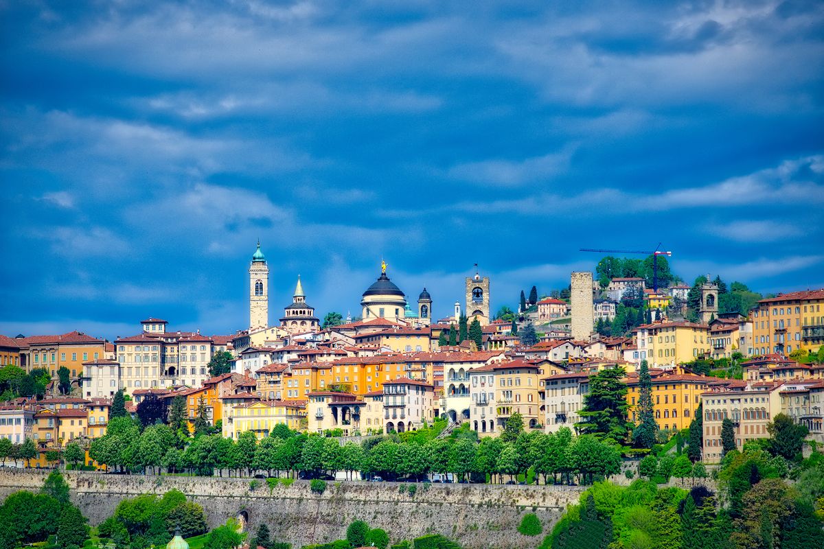 Panorama Bergamo alta