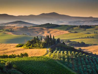 Panorama Val d'Orcia Toscana