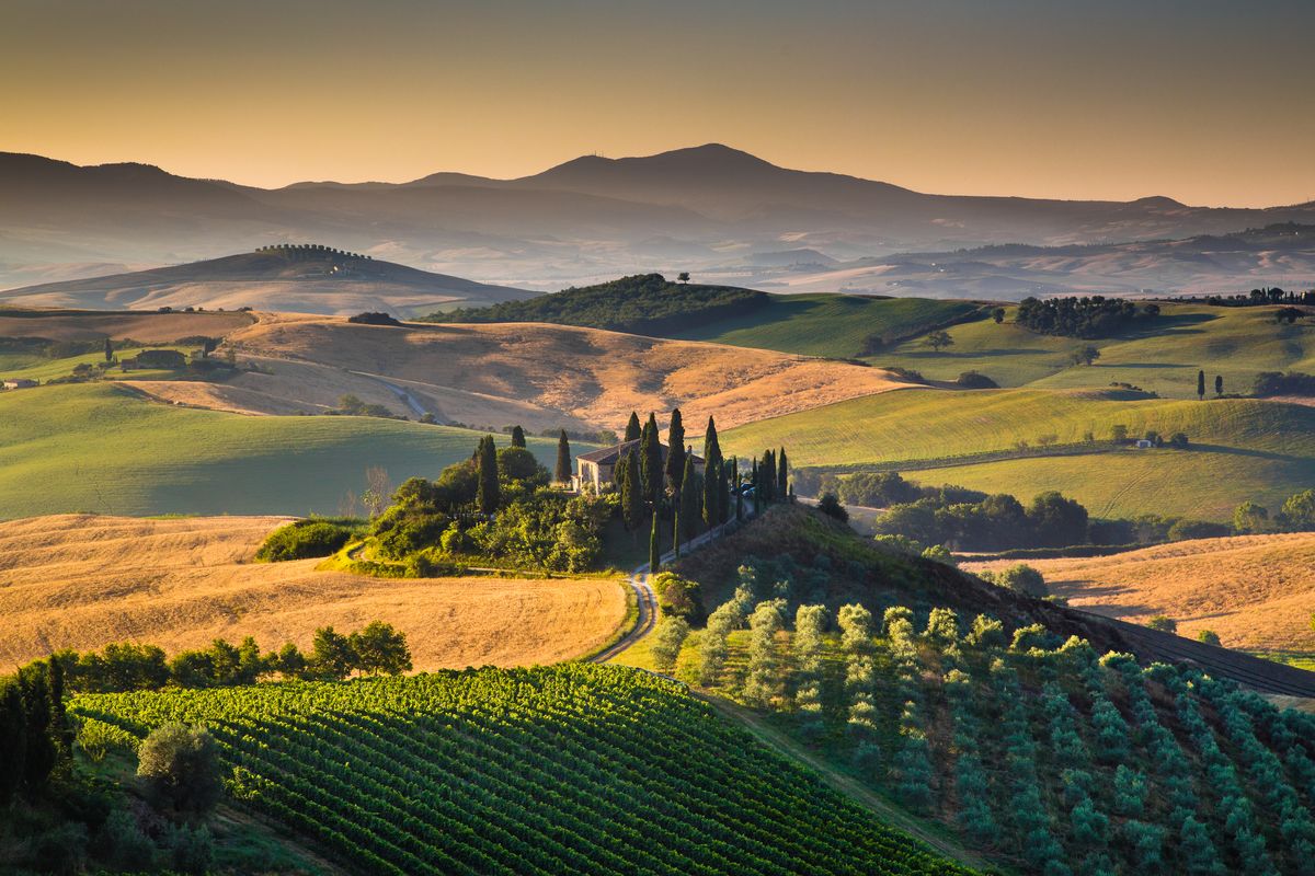 Panorama Val d'Orcia Toscana