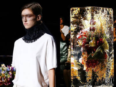 A Parigi sfilano i vestiti-giardino di Dries Van Noten