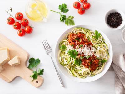 Zoodles Zucchine Spaghetti