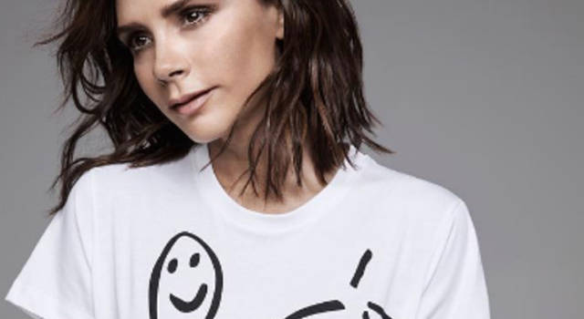 Victoria Beckham combatte l’AIDS con una t-shirt