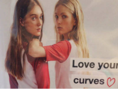 Zara scatena la polemica con la sua pubblicità “Ama le tue curve”