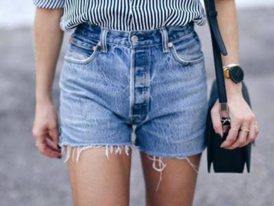 Shorts di jeans