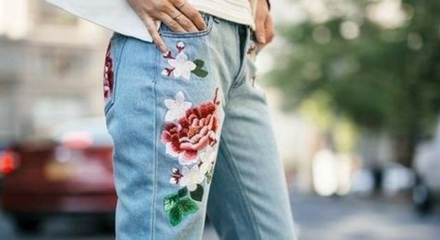 Ultime novità moda: i jeans ricamati per l&#8217;estate 2017