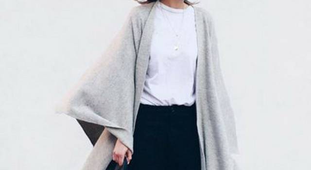 Come indossare la mantella di lana, il must have dell&#8217;inverno