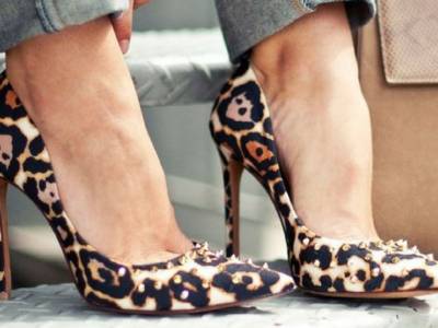 scarpe leopardate