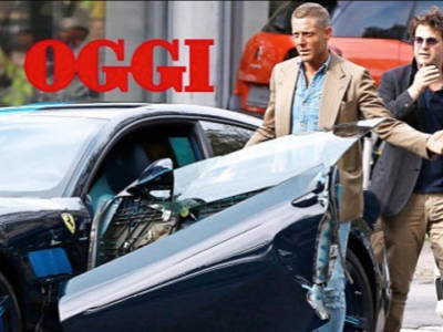 Grosso danno per Lapo Elkann: ha distrutto la sua Ferrari!