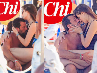 Elisa Isoardi e Matteo Salvini: coccole ed effusioni hot