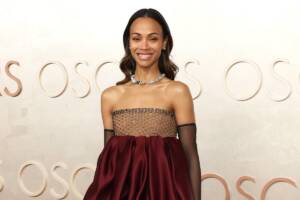 L'attrice statunitense Zoe Saldana