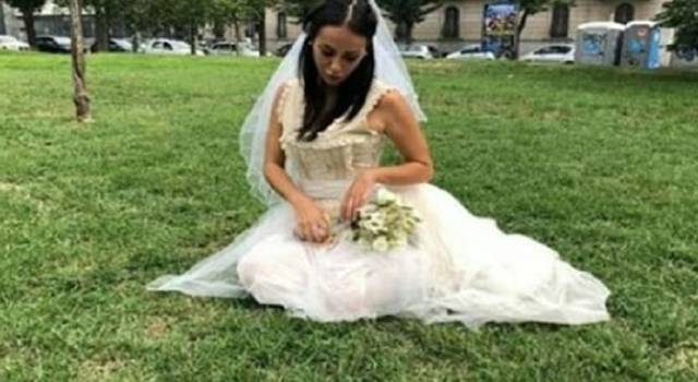 Il mistero della sposa triste avvistata a Milano