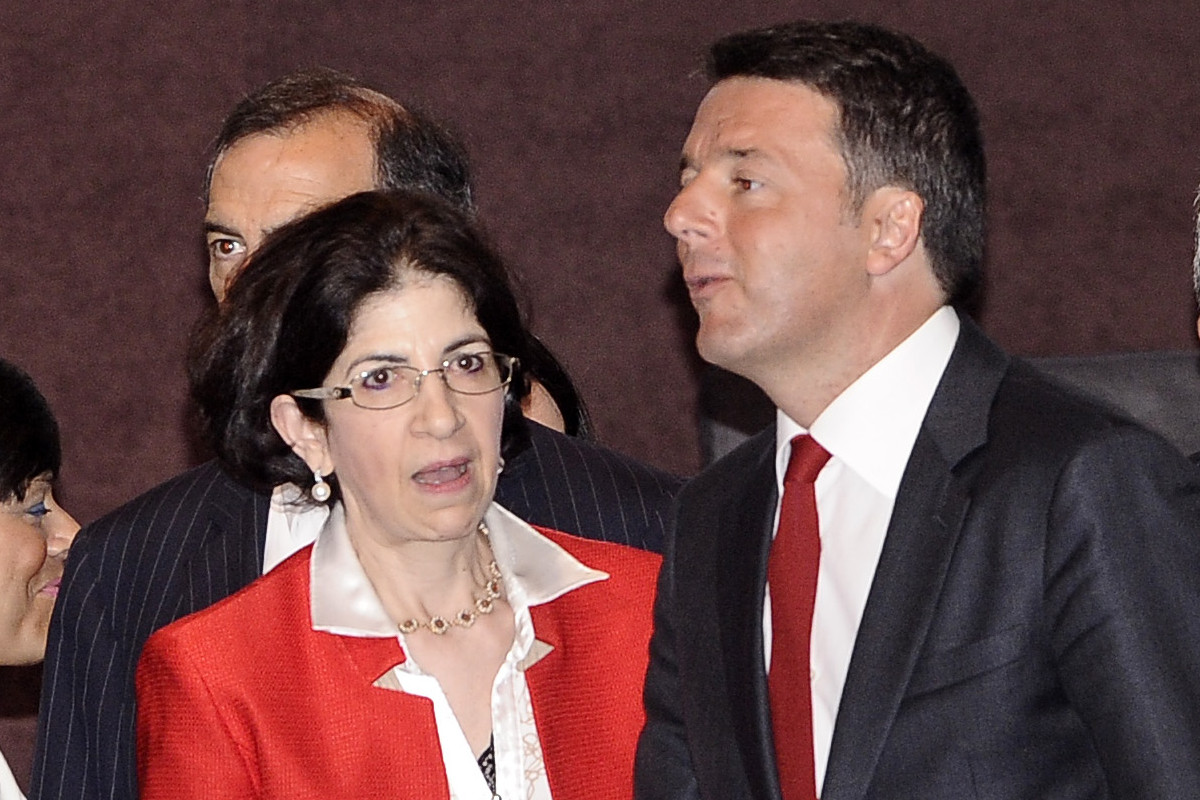 Matteo Renzi e Fabiola Gianotti