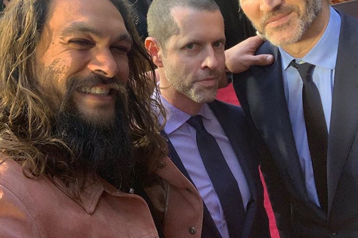 Jason Momoa con i colleghi di GoT