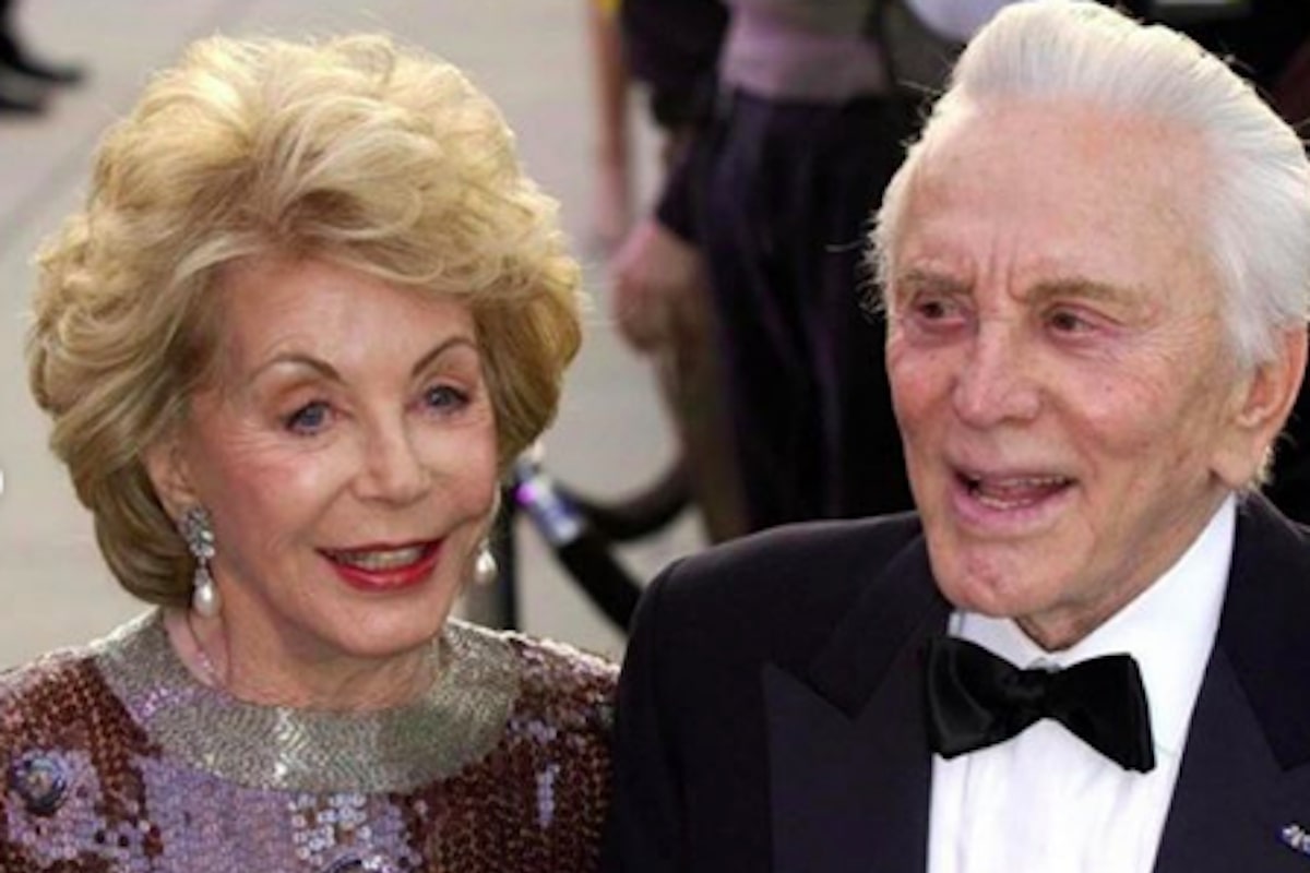 Anne Buydens e Kirk Douglas