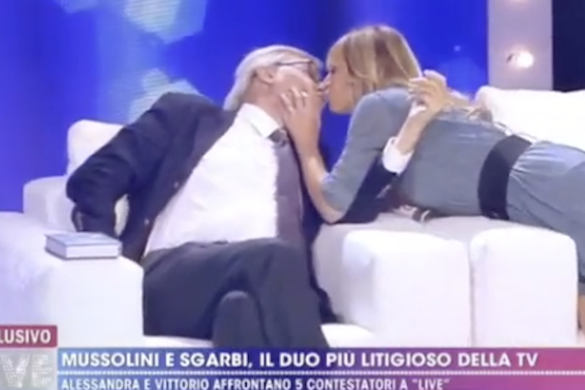 Alessandra Mussolini Vittorio Sgarbi