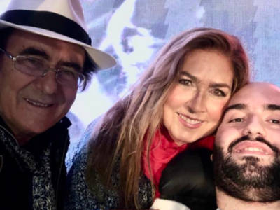 Paolo Palumbo con Al Bano e Romina