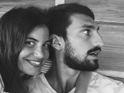 Davide Astori e francesca Fioretti