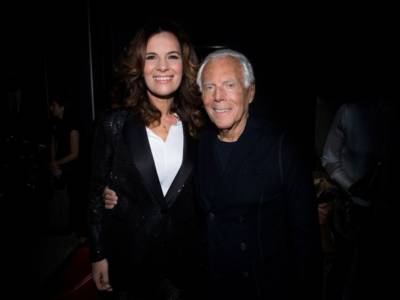 Giorgio Armani e Roberta Armani