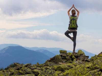 Yoga trekking