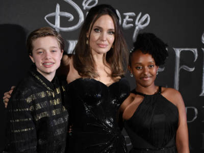 Angelina Jolie Shiloh Pitt Zahara Jolie Pitt