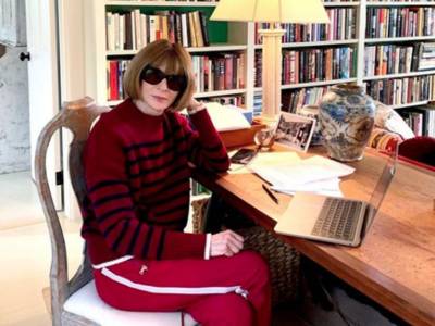 Anna Wintour in tuta