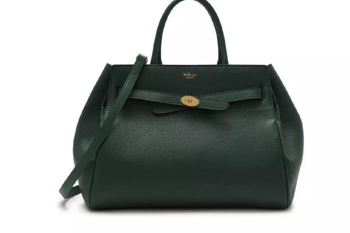 Mulberry borsa grande verde militare