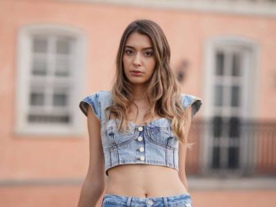 Top Bustier di Jeans