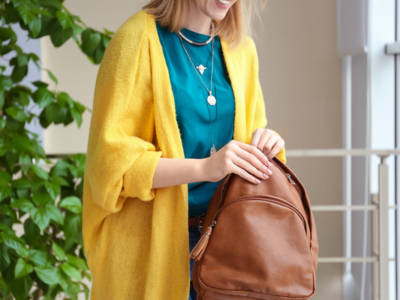 Cardigan giallo